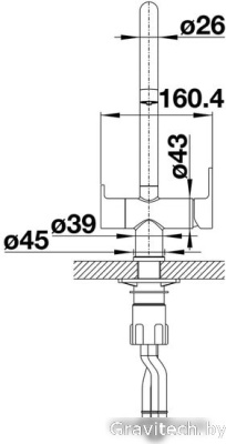 Смеситель Blanco Trima Silgranit (антрацит)