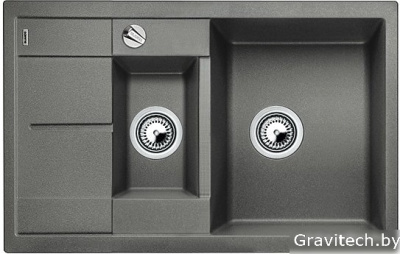 Кухонная мойка Blanco Metra 6 S Compact (алюметаллик) [513553]