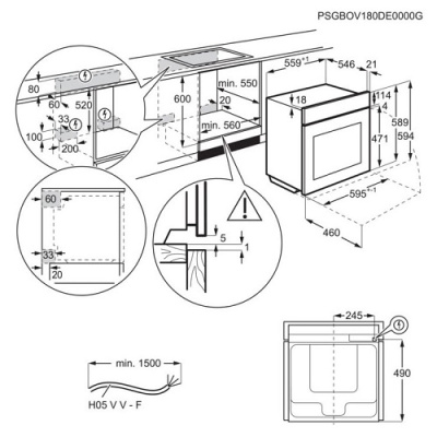 Электрический духовой шкаф Electrolux KOEAP31WT