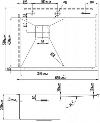 Кухонная мойка Omoikiri Akisame 65-GM-L [4993097]