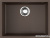 Кухонная мойка Omoikiri Tedori 54-U-DC (темный шоколад)