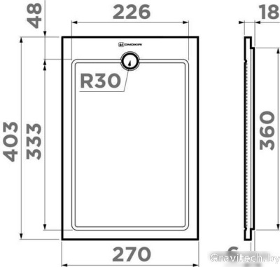 Разделочная доска на мойку Omoikiri CB-03-WOOD-S 4999008