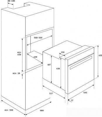 Электрический духовой шкаф TEKA HSC 635