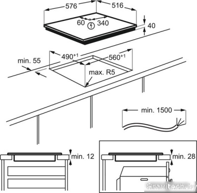 Варочная панель Electrolux CPE6421KX