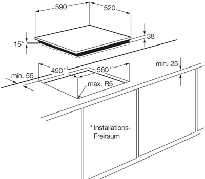 Варочная панель Electrolux EHF6547FXK