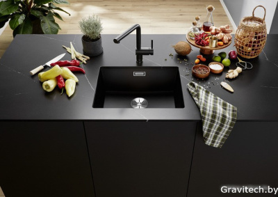 Кухонная мойка Blanco Subline 500-U 527353 (искусственный гранит, вулканический серый)