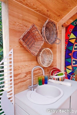 Смеситель Omoikiri Akita (нержавеющая сталь)