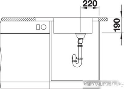 Кухонная мойка Blanco Elon XL 6 S (кофе) 524843