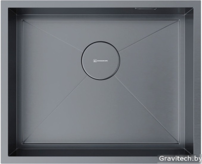 Кухонная мойка Omoikiri Kasen 54-16 INT IN (вороненая сталь)